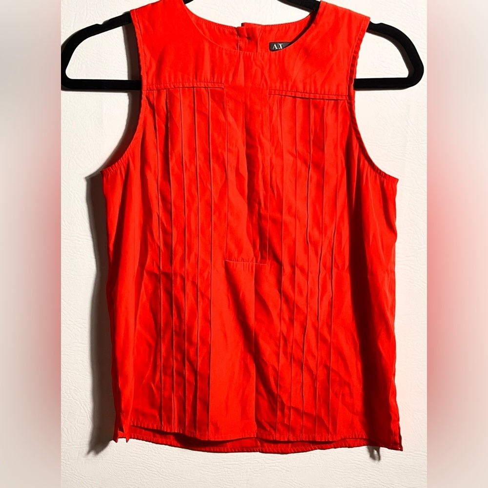 Armani Exchange Bold Red Tank Top